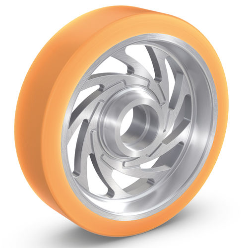 Колесо с бандажом - VULKOLLAN®  - RÄDER-VOGEL RÄDER- UND ROLLENFABRIK GMBH & CO. KG - из полиуретана / 90 shore A / для высоких нагрузок