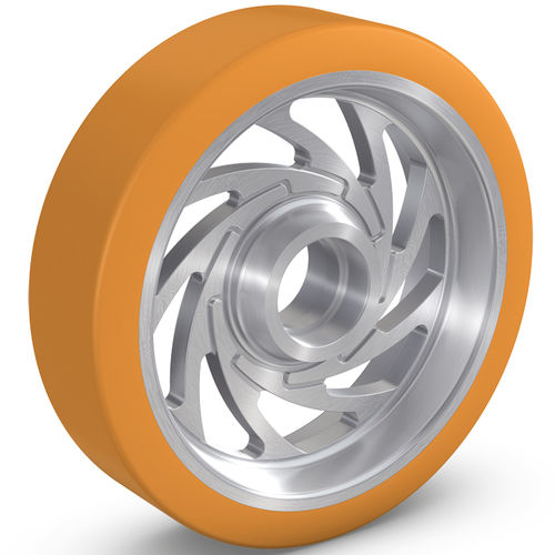 Колесо с бандажом - PEVOPUR® - RÄDER-VOGEL RÄDER- UND ROLLENFABRIK GMBH & CO. KG - из полиуретана / для средних нагрузок