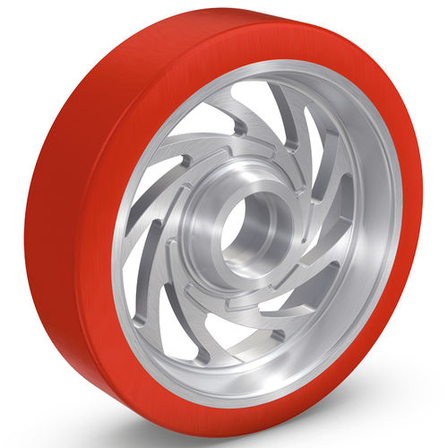 Колесо с бандажом - PEVODYN® Soft - RÄDER-VOGEL RÄDER- UND ROLLENFABRIK GMBH & CO. KG - из полиуретана / для средних нагрузок / со слабым шумом