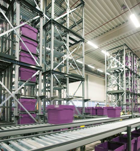 Tour de stockage картонных коробок - Fastbox - KNAPP - для подносов