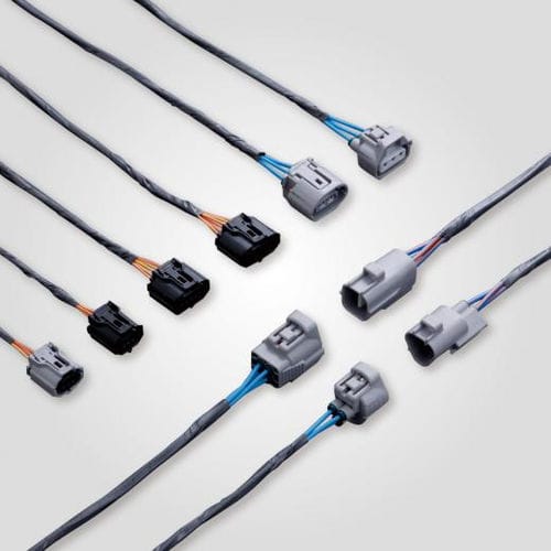 Соединитель для пучка кабеля - Sumitomo Electric Ltd - для источника электропитания / прямоугольный / высокочастотный