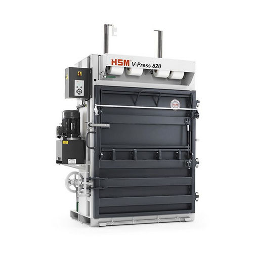 Вертикальный упаковочный пресс - V-820 - HSM GmbH + Co. KG - с фронтальной загрузкой / для картона / для бумаги