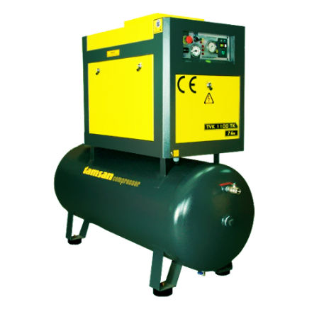 Винтовой компрессор - TVK 1100 T - tamsan compressor - воздушный / с электродвигателем / стационарный
