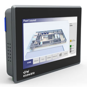 Веб-панель TFT LCD - EW10 series - ESA elettronica - с емкостным сенсорным экраном / сенсорная / 7"