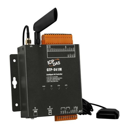 Контроллер M2M RS422/RS485 - GTP-500M, GTP-230, GTP-541M - ICP-DAS - Modbus / на DIN-рейке