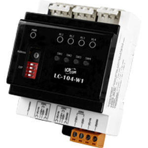 Модуль контроля RS485 - SC-4104-W1 - ICP-DAS - выходной / для измерения температуры / с 8 входами/выходами
