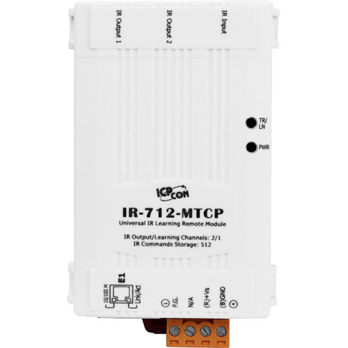 Инфракрасный пульт дистанционного управления - IR-712-MTCP - ICP-DAS - с конфигурируемыми кнопками / промышленный / вкл./выкл.