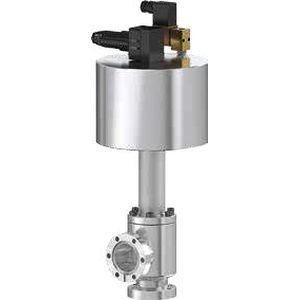 Клапан с прямым углом - 571 series - VAT Vakuumventile AG - пробковый / с ручным управлением / пневматический