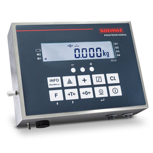 Весовой терминал с графическим ЖК-индикатором - 3010 series - Soehnle Industrial Solutions GmbH - настольный / IP67 / IP40