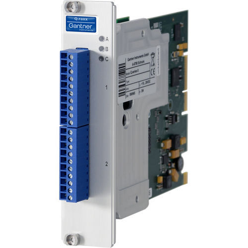 Аналоговый модуль входа/выхода - Q.raxx XE A109 - Gantner Instruments - EtherCAT / 4 аналоговых входа / 4 цифровых входа