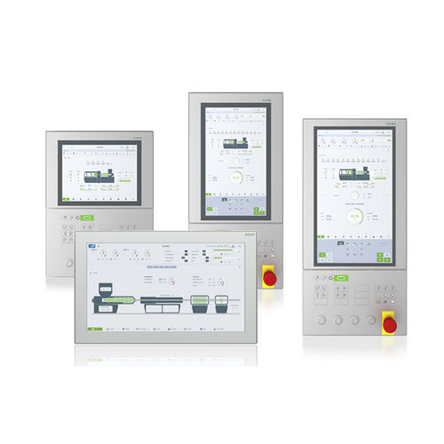 HMI с многоточечным сенсорным экраном - KeTop OP 500 series - KEBA Group AG - с клавиатурой / встраиваемый / 1024x768