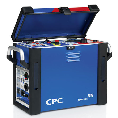 Испытательное устройство первичным впрыском - CPC 100 - OMICRON electronics - земного импеданса / напряжения / срока службы