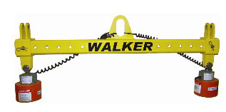 Подъемник с постоянным магнитом с электрическим переключением - EX series - WALKER MAGNETICS - для погрузно-разгрузочных работ / с фиксированной траверсой