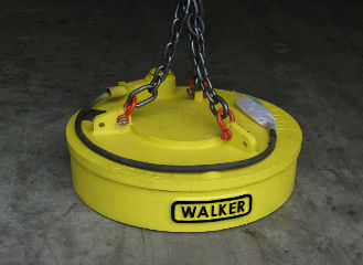 Подъемный электромагнит с электрическим переключением - LM Fabricated  series - WALKER MAGNETICS - для перемещения металлолома / для железосодержащих отходов / круговой