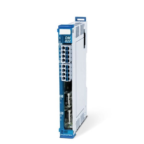 Цифровой входной модуль - DM 822 - SIGMATEK GmbH & Co KG - с двумя входами / 8 цифровых входов / дифференциального давления