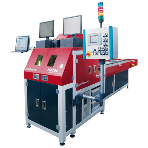 Лазерная система резки - SpeedCutter Twin - Trotec Laser GmbH - для труб / с цифровым управлением / с автоматической погрузкой