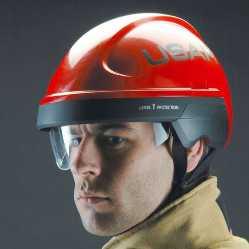 Каска для скалолазания - Cromwell ER1 series - helmets integrated - EN16473 / красная / с защитными очками
