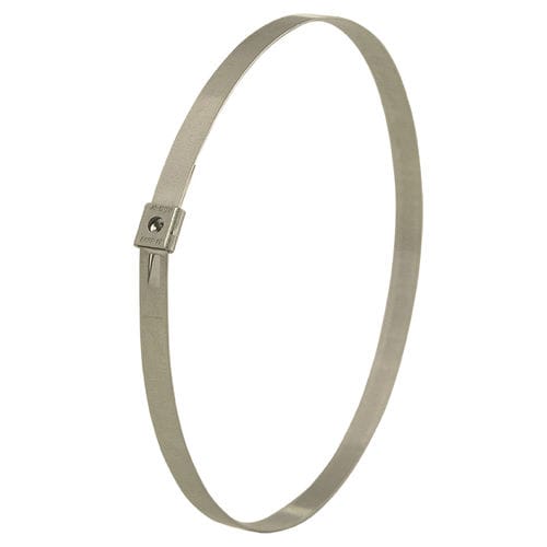 Кабельная стяжка из нержавеющей стали - MINI TIE-LOK® - BAND-IT - с пластинкой / без селективной амортизации вибраций