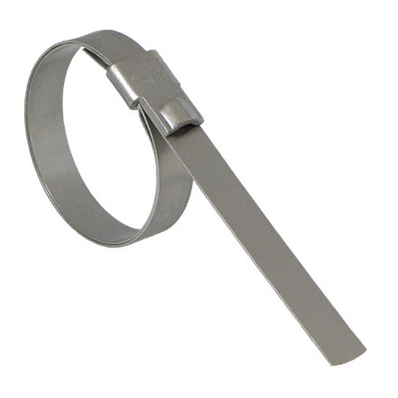 Зажимной хомут из нержавеющей стали - ULTRA-LOK®  - BAND-IT - с зубчатой блокировкой / с пластинкой / двойной