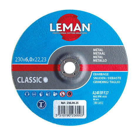 Диск для зачистки для листового металла - DAT.00126 - Leman