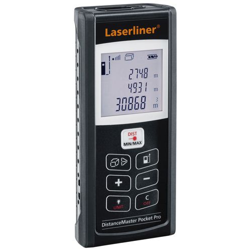 Лазерный дальномер - DistanceMaster Pocket Pro - Laserliner - переносной / с автоматическим расчетом объема
