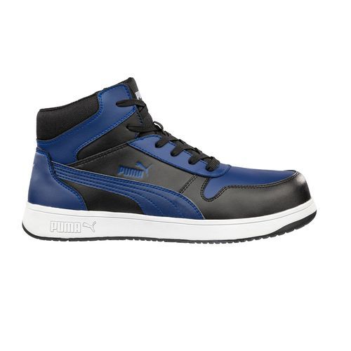 Спецобувь для сельского хозяйства - FRONTCOURT BLUE/BLK MID - PUMA SAFETY SHOES - для строительства / противоскользящая / антипрокольная