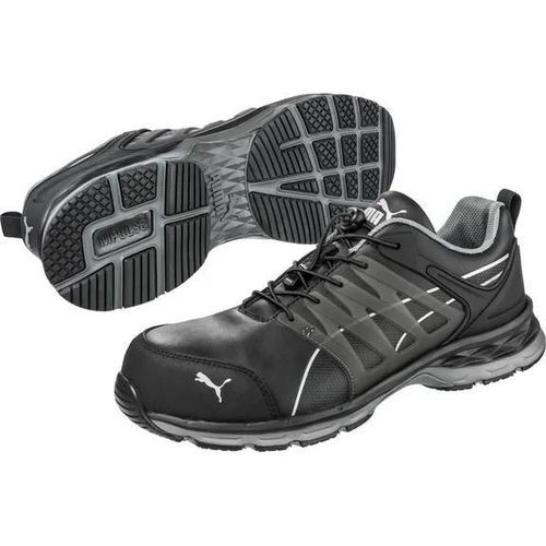 Жаропрочная спецобувь - Velocity 2.0 Black Low 643840 - PUMA SAFETY SHOES - противоскользящая / для электростатического разряда / из кожи