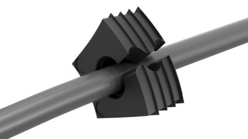Проходная втулка из TPE - KDS-DE-RAIL - CONTA-CLIP Verbindungstechnik GmbH - обтюраторная / разъемная / против растяжения