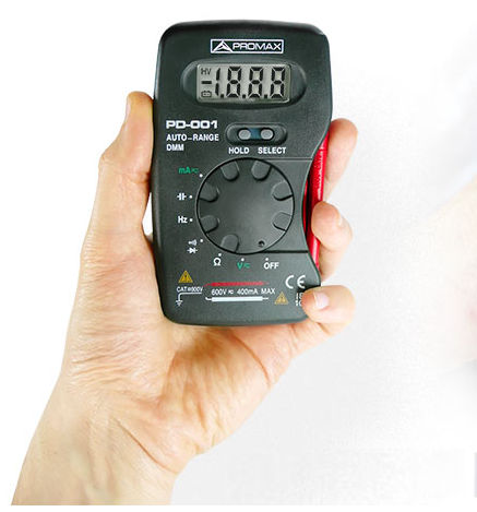Цифровой мультиметр - PD-001 - PROMAX ELECTRONICA - карманный / 600 В