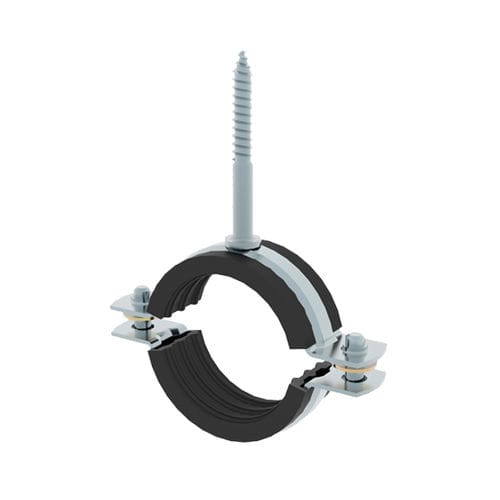 Винтовой трубный хомут - IKIT series - INKA FIXING SYSTEMS - из пластика / из гальванизированной стали / с прокладкой