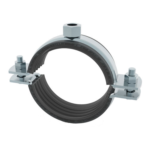 Трубный хомут с болтом - IKA series - INKA FIXING SYSTEMS - из гальванизированной стали / для интенсивного использования