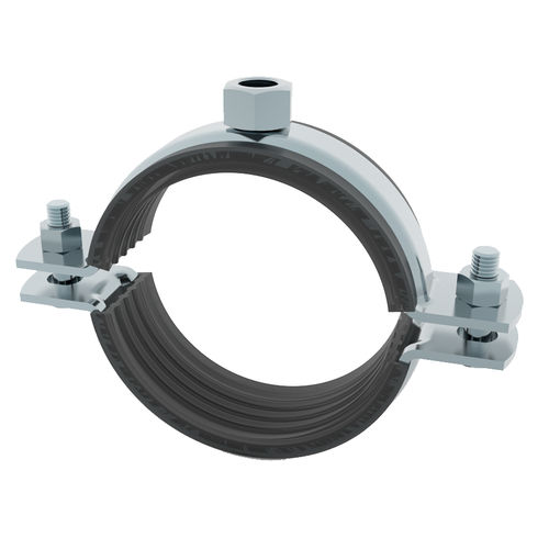 Винтовой трубный хомут - IKISR series - INKA FIXING SYSTEMS - из нержавеющей стали / коррозионностойкий / с прокладкой