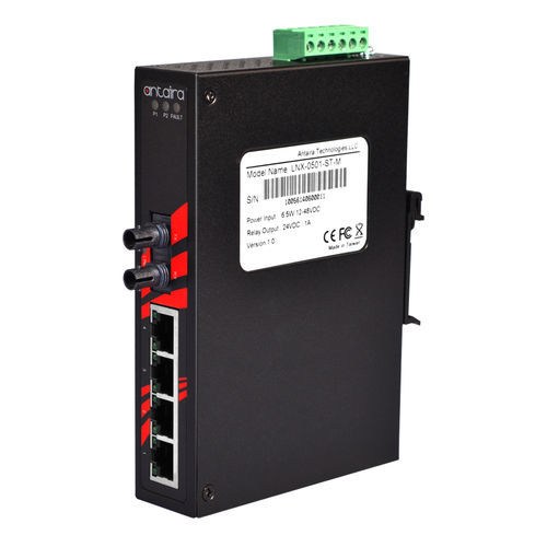 Неуправляемый коммутатор Ethernet - LNX-0501-ST-M - Antaira Technologies - 5 портов / на DIN-рейке / настенный