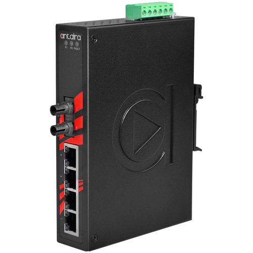 Неуправляемый коммутатор Ethernet - LNX-0501-ST-S3 - Antaira Technologies - 5 портов / на DIN-рейке / настенный