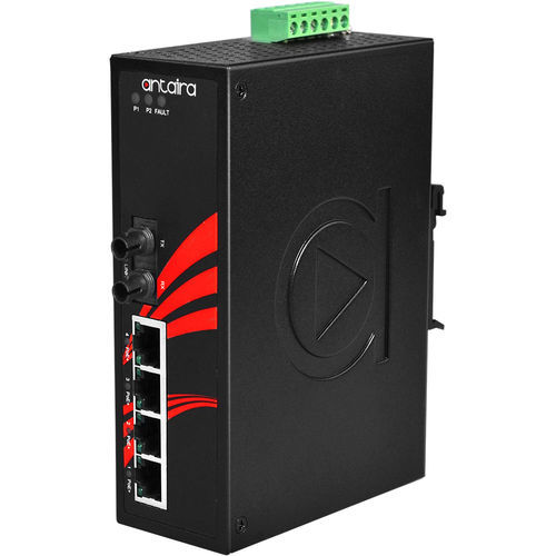Неуправляемый коммутатор Ethernet - LNP-0501-ST-S3-24-T - Antaira Technologies - 5 портов / встраиваемый / на DIN-рейке