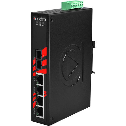 Неуправляемый коммутатор Ethernet - LNP-0501-S3 - Antaira Technologies - 5 портов / встраиваемый / на DIN-рейке