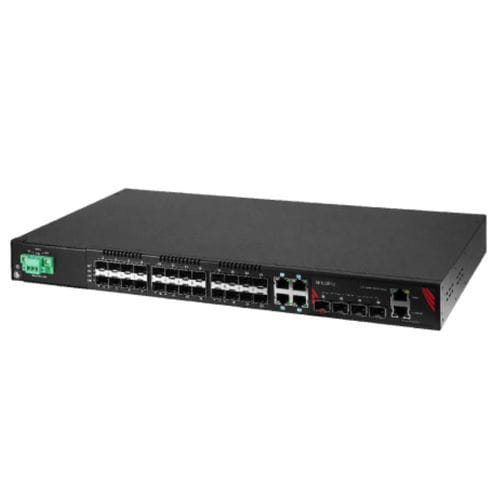 Управляемый коммутатор Ethernet - LMX-3228G-10G-SFP-DC - Antaira Technologies - 32 порта / Gigabit Ethernet / гигабит