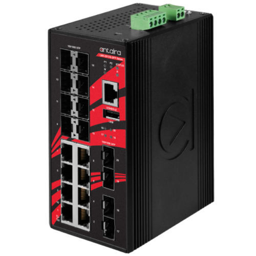 Управляемый коммутатор Ethernet - LMX-2012G-SFP - Antaira Technologies - 20 портов / уровня 3 / Gigabit Ethernet