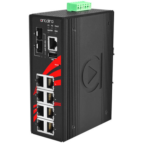 Управляемый коммутатор Ethernet - LMP-1002G-SFP-24 - Antaira Technologies - 10 портов / уровня 2 / Gigabit Ethernet