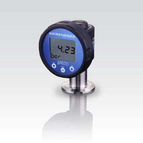 Дифференциальный манометр - BAROLI 02P - BD|SENSORS GmbH - с дисплеем LCD / резьбовой / из нержавеющей стали