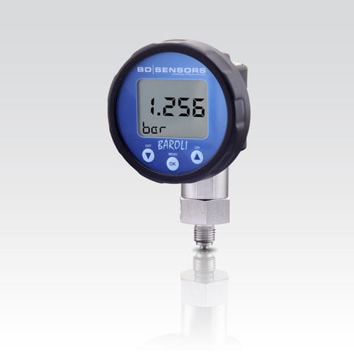 Дифференциальный манометр - BAROLI 02 - BD|SENSORS GmbH - с дисплеем LCD / из нержавеющей стали / электронный