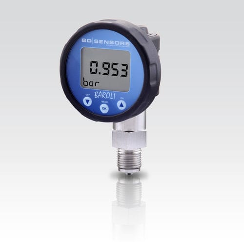 Абсолютный манометр - BAROLI 05 - BD|SENSORS GmbH - с дисплеем LCD / резьбовой / из нержавеющей стали