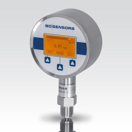 Абсолютный манометр - DL 01 - BD|SENSORS GmbH - с дисплеем LCD / резьбовой / из нержавеющей стали