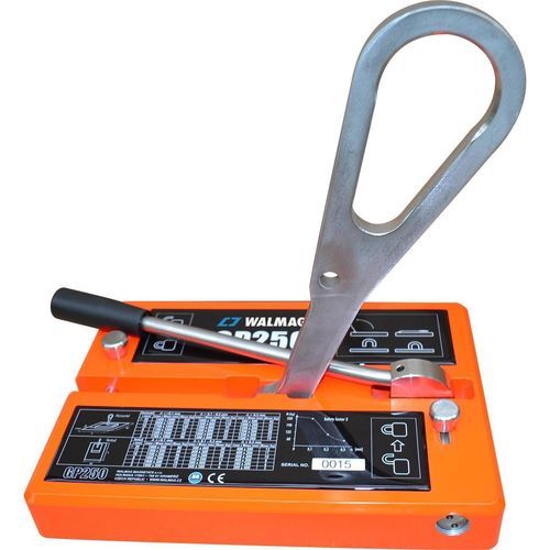 Постоянный магнит для подъема с ручным переключением - GP 250 - WALMAG MAGNETICS - для подъемного крана / для погрузно-разгрузочных работ / компактный