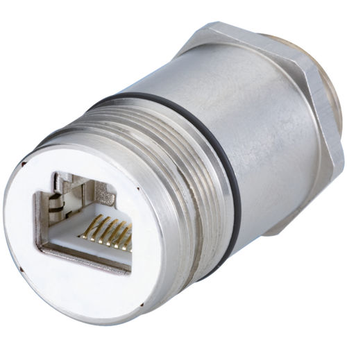 Соединитель для передачи данных - 7R42008000 - HUMMEL - RJ45 / круговой / внутренняя резьба