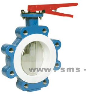 Клапан поворотный затвор - T-KV.L1140 series - SMS-TORK - с рычагом / для жидких пищевых продуктов и напитков / тип проушины