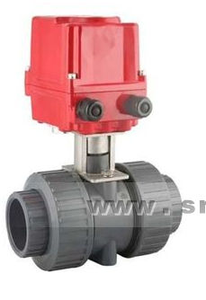 Клапан со сферическим золотником - T-EAV 913 series - SMS-TORK - с электрическим приводом / из пластика / с 2 каналами