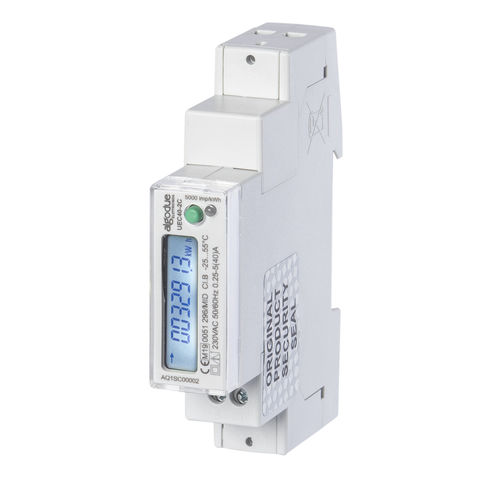 Монофазовый Электрический счетчик электроэнергии - UEC40-2C - Algodue Elettronica - на DIN-рейке / 50 Гц / с дисплеем LCD