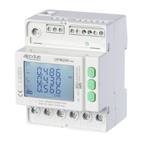 Анализатор для наблюдения - UPM209 - max. 3x495 V AC, max. 80A - Algodue Elettronica - для электросети / мощности / напряжения