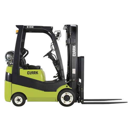 Вилочный погрузчик СНГ - C series - CLARK Material Handling - с местом для сидения водителя / для разгрузочно-погрузочных работ / промышленный